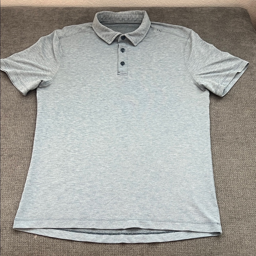 lululemon athletica Men's Heather Gray Polo